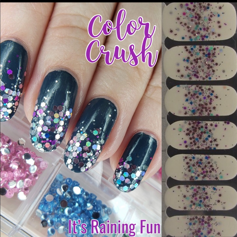 Color Crush It’s Raining Fun Nail Polish Strips